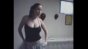 Busty Amateur Teen Stripping On Cam