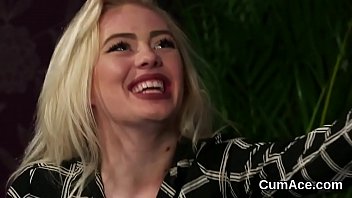 Sexy Beauty Gets Cum Shot On Her Face Swallowing All The Sperm