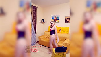 Sexy Blonde Magician Lingerie Magic Stick Trick Show _ Performance