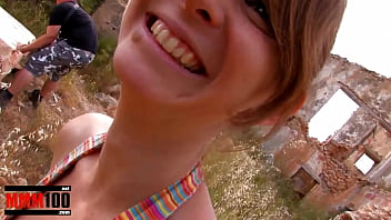 Little Red Head Gets It In Her Tight Little Ass