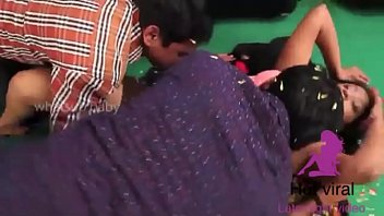 Indian Wife Savita With Husband And His Friend