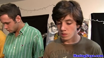 College Pledgers Wrestling Before Anal Hazing