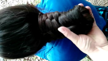 Exciting Hairjob Outside No.001