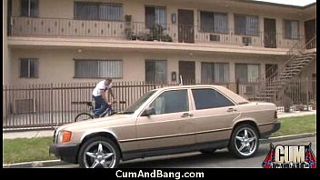 Black Chick Gets Gangbanged By A Group Of White Guys 6 - interracial, blowjob, group, ebony, oral - Video 4921092