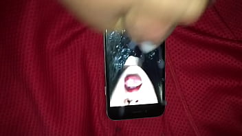 Cum Tribute Red Lips
