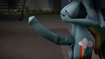 Mlp Futanari: Rainbow Dash Shows It Off