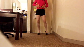 Shemale, Skirt, Heels, Crossdresser, Cd, Sissy, Thigh-highs - Shemale - 2025 - Amazing - Experience - Video 4916691