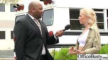 (lynna Nilsson) Busty Office Slut Girl In Hard Style Bang Movie-23