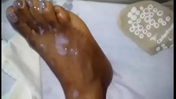 Cum Shower On S. Beauty' Feet