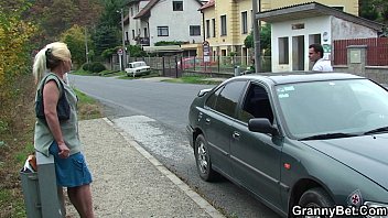 He Picks Up And Doggy-fucks Blonde Old Granny