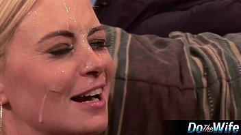 Blonde Wife Fucked In Front Of Husband - facial, hardcore, blonde, milf, blowjob, wife, mom, housewife, couple, cross, cuckold, camryn - Video 4896558