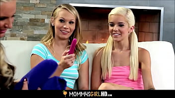 Step Mom And Daughter Teach Best Friend Halle Von