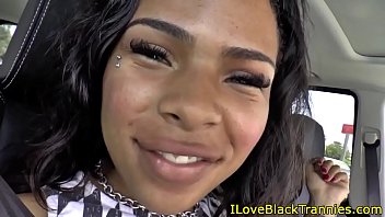 Busty Nubian Trans Spoiling Herself In Solo