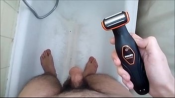 Shaving My Big Thick Sexy Hot Hairy Cock _ Balls In The Bathroom !!!