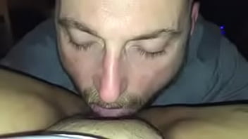 Guy In Middle Of Going Down On Girlfriend And Loving It.