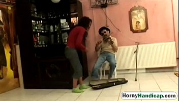 Handicapped Blind Man Blowjob Fucking Big Tits Babei-1