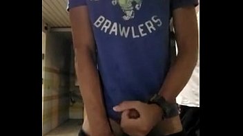 Bathroom Wank Interrupted