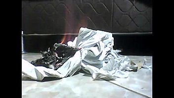 Destroying Bible With Feet