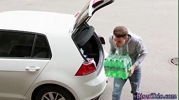 Bisex Hunk Gobbles Cock