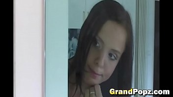 Young Babe Grandpa Bathtub Finger Sucks Cum In Mouth