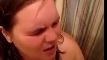 Husband Piss In Wife Face Then Throat Fuck Her _ Facial Her With Huge Load