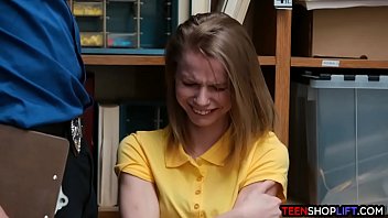 Russian Teen Shoplifter Caught And Fucked By Security