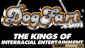 Ebony Gang Bang And Cum Feeding 1 - interracial, blowjob, group, cocks, gangbang, oral, bukkake - Video 4856830