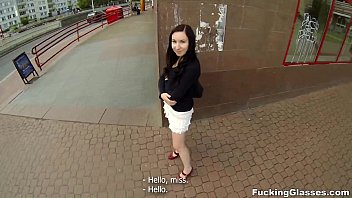 Fucking Glasses - Out-of-town Gal Jenny Diamond Fucked Outside Teen Porn