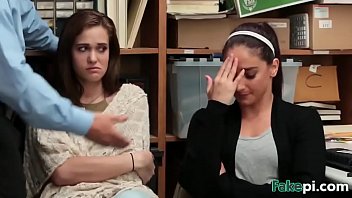 Stepmom And Stepdaughter Caught And Fucked For Stealing