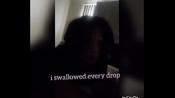 Nasty Hoe Swallowing Her Daddys Nut