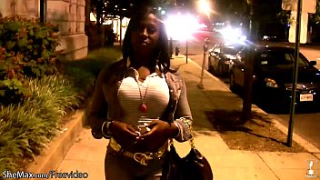 Ebony Shemale Exposes Her Uncut Black Shecock And Big Boobs