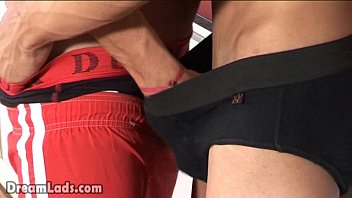 Passionate Twinks Kiss And Go Down In The Kitchen - kissing, gay, twinks - Video 4781938