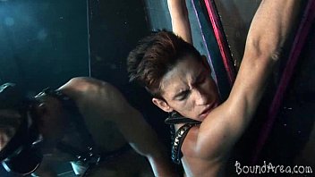 Crucified Gay Youngster Getting Flogged And Poked - dildo, toy, bdsm, bondage, gay, twink, daddy, assplay - Video 4805088