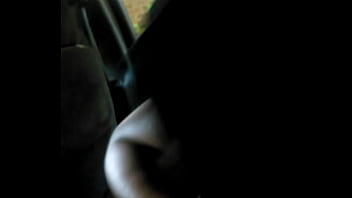 Black Chick Gives Best Head In Back Seat.