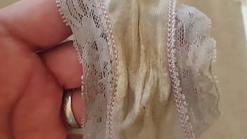 More Of My Wifes Dirty Panties - panties, wife, dirty, stains, soloboy - Video 4672854