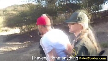 Border Agent Fucks Two Stunning Babes Outdoors