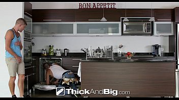 Thickandbig - Big Dick Dylan Knight Fucks Peter Fields In The Kitchen