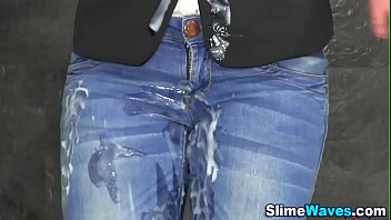 European Babe Wam Slimed