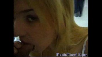 Hot Blonde Gets Drilled