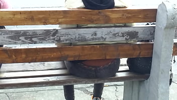 Bus Stop, B_more. Skinny Shorty, Butt Cleavage.