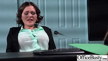 Sexy Horny Girl (krissy Lynn) With Big Tits Riding Cock In Office Movie-21