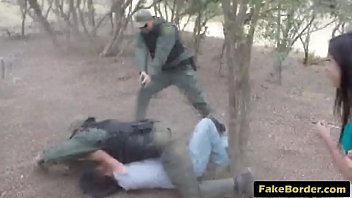 Slutty Latina Babe Fucked By Fake Border Patrol Agent