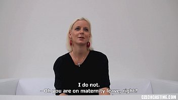 Blonde Girl Gets Fucked On White Couch