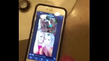 Blonde Slut Gets Cumtribute