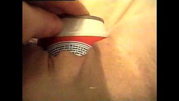 Sticking In A Can Of Beer To Satisfy The Needs Of Her Aching Pussy