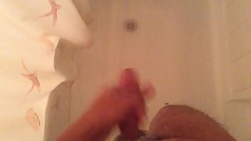 Slapping My Hard Meat In He Shower