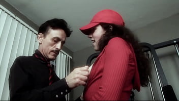 Old _ Young Fuck In Gym So Hard Her Eyes Rolled So Fat Cock Sticks In Tight Cunt