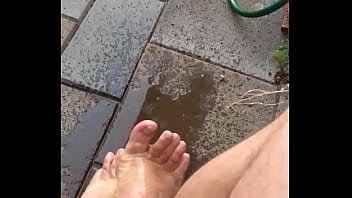 Warm Piss Pedicure Prep.