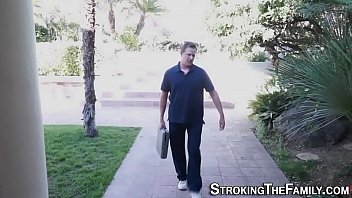 Teen Skank Rides Stepdad