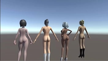 3d Animation - Nude Girls